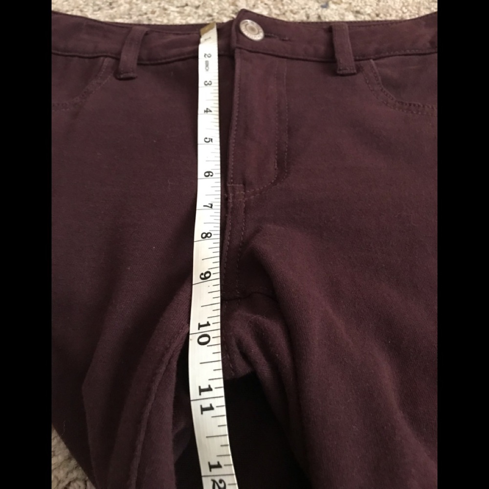 AEO | burgundy jeggings - Picture 4 of 8